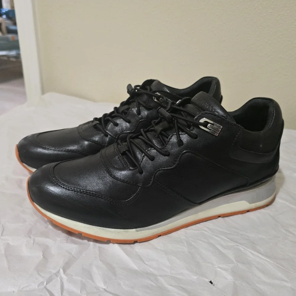 Villawang comfort lace up Men's Sneakers 10.5 black
